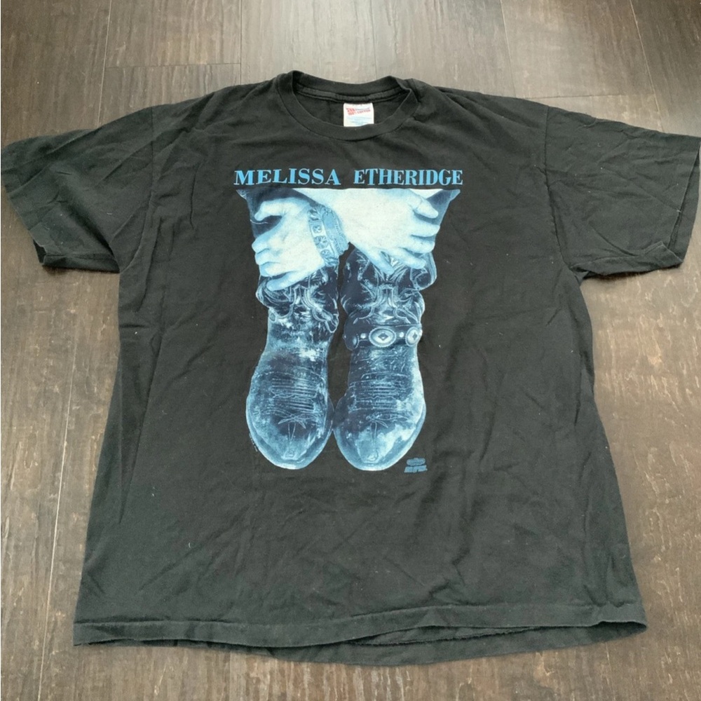 Melissa Etheridge 1992 - Never Enough Tour Black T By Rock express Mens XL